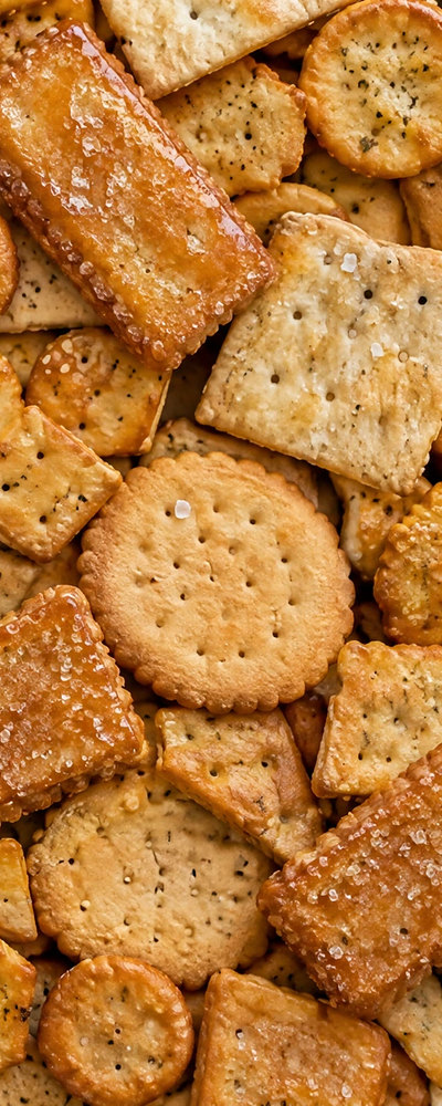 Hard dough crackers