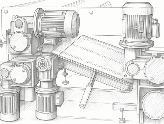 Technical sketch of a Sunbeam moulding and forming section